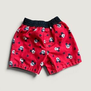 Boys 18M Mickey Mouse‎ Swim Trunks / Disney Baby Swimsuit